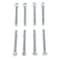 Vestil Sleeve Anchor, 3/4" Dia., 6" L, Steel Zinc Plated, 8 PK AS-346-8PK - alternate 3